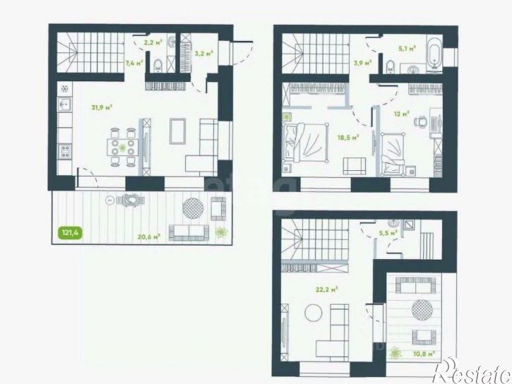 4-комн квартира ул Иркутской 30 Дивизии, 55,  д. 55