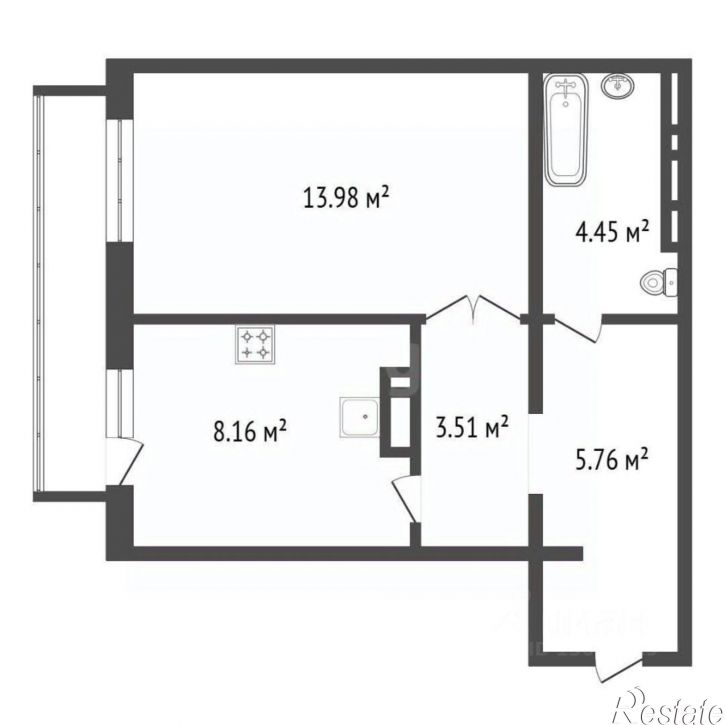 1-комн квартира ул Баррикад, 62/11,  д. 62/11