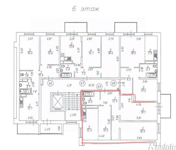 3-комн квартира пер Археолога Михаила Герасимова, 7,  д. 7
