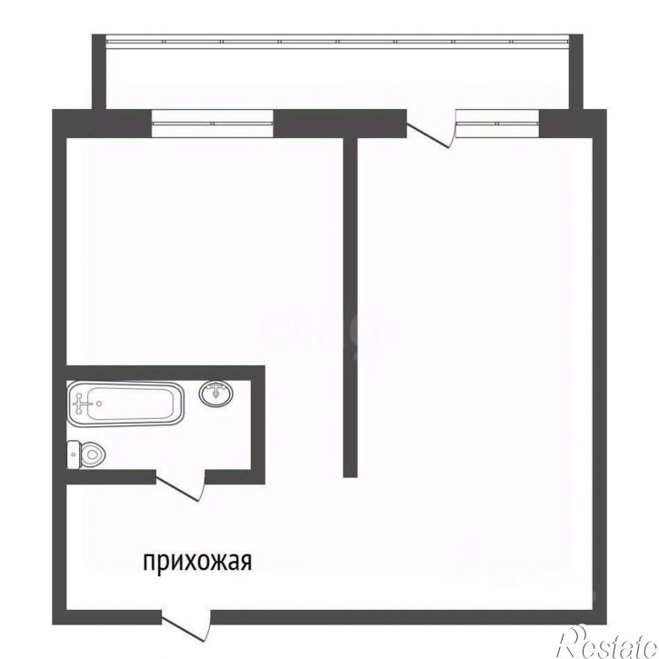 1-комн квартира ул Байкальская, 244,  д. 244
