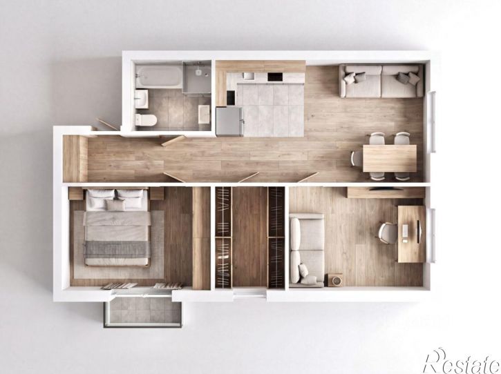3-комн квартира микрорайон Топкинский, 67