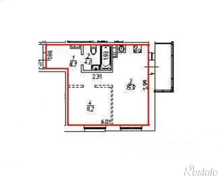 1-комн квартира ул Киренская, 11/4,  д. 11/4