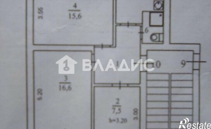 3-комн квартира ул 1-я Московская, 33,  д. 33