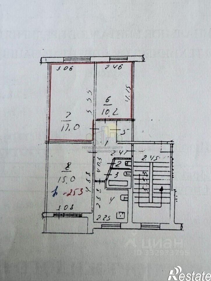 Комната Первомайский мкр, д.16