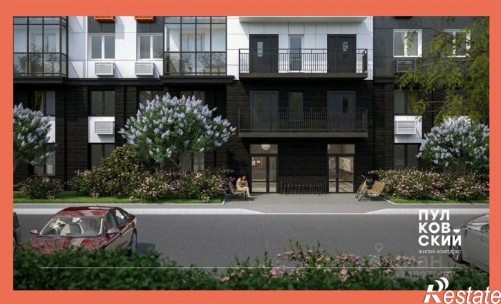 2-комн квартира в новом доме Пулковский пер, 29,  д. 29