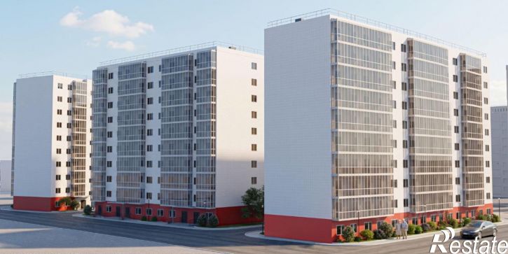1-комн квартира в новом доме микрорайон Ново-Ленино