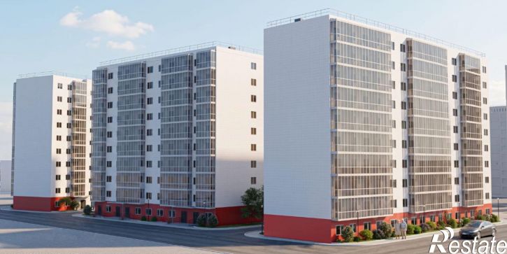 1-комн квартира в новом доме микрорайон Ново-Ленино