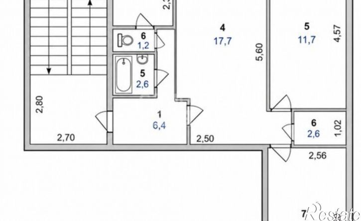 3-комн квартира ул Баумана, 220,  д. 220