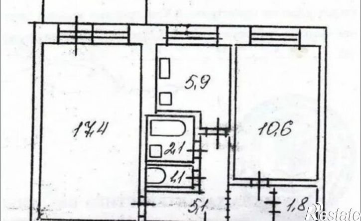 2-комн квартира ул Байкальская, 215,  д. 215