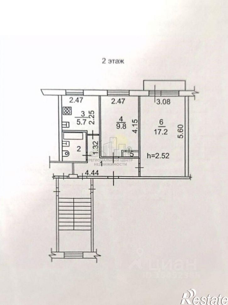 2-комн квартира б-р Рябикова, 51,  д. 51