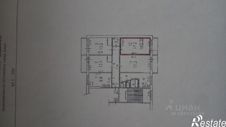 Комната ул Байкальская, 261,  д. 261