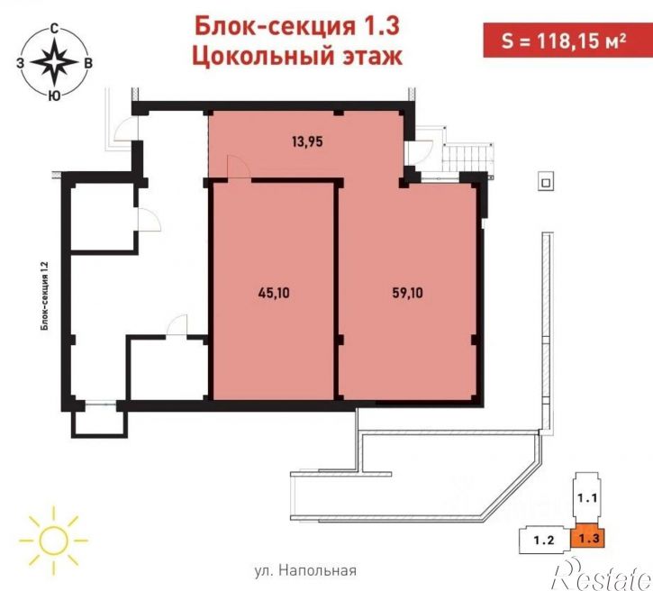 Отдельное здание ул Напольная, 119А,  д. 119А