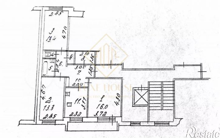 3-комн квартира Университетский мкр, д.30