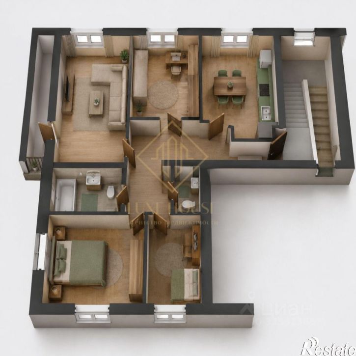 5-комн квартира ул Красноярская, 24а,  д. 24а