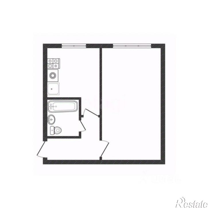 1-комн квартира ул Ржанова, 31,  д. 31