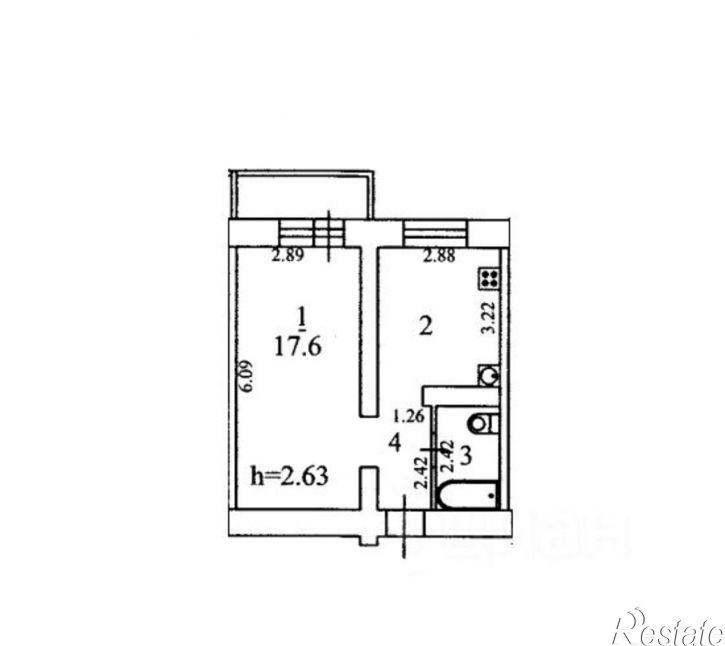 1-комн квартира ул Шпачека, 12/8,  д. 12/8