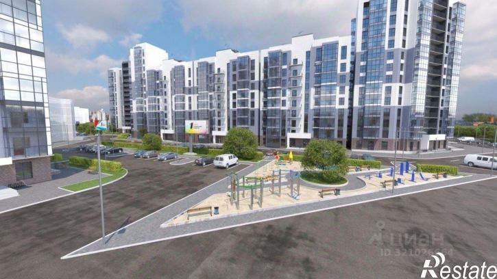 1-комн квартира в новом доме улица Розы Люксембург
