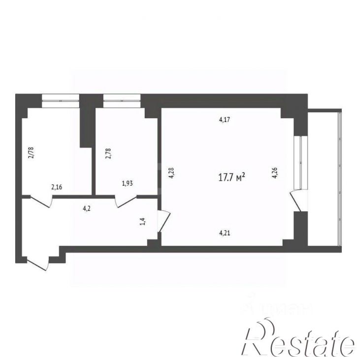 1-комн квартира Провиантская улица, 10,  д. 10