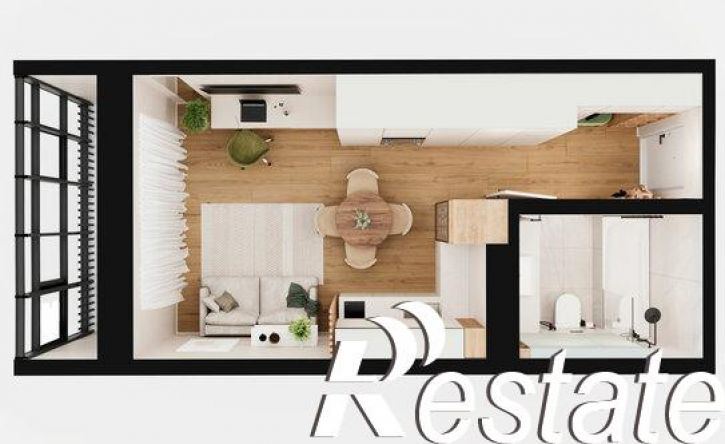 1-комн квартира в новом доме улица Румянцева, 38,  д. 38
