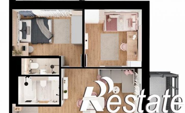 2-комн квартира в новом доме улица Румянцева, 38,  д. 38