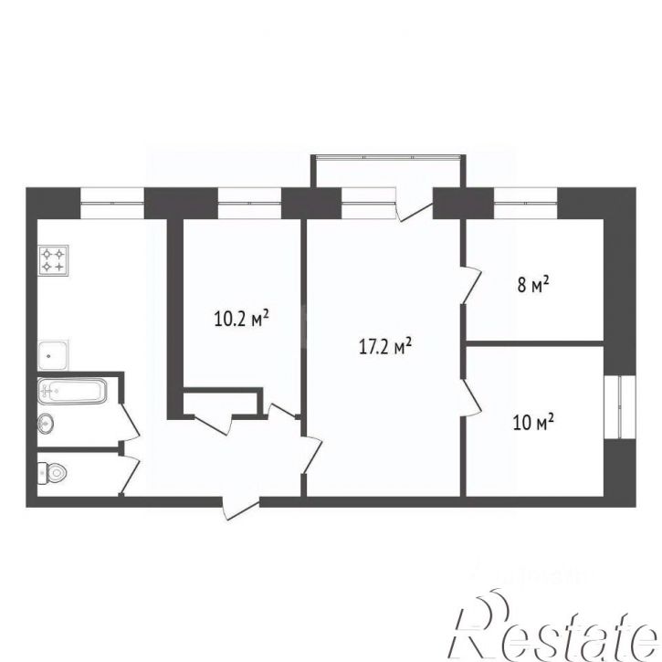 4-комн квартира
