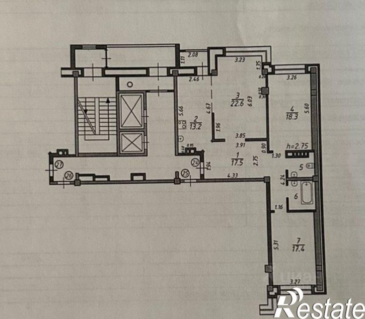 3-комн квартира улица Александра Невского, 21,  д. 21