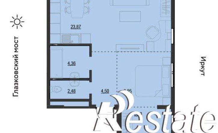 3-комн квартира улица Набережная Иркута, 23,  д. 23