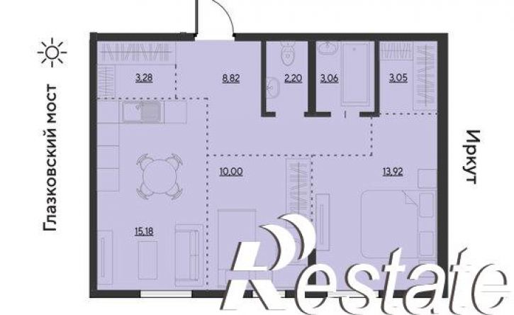 3-комн квартира улица Набережная Иркута, 23,  д. 23