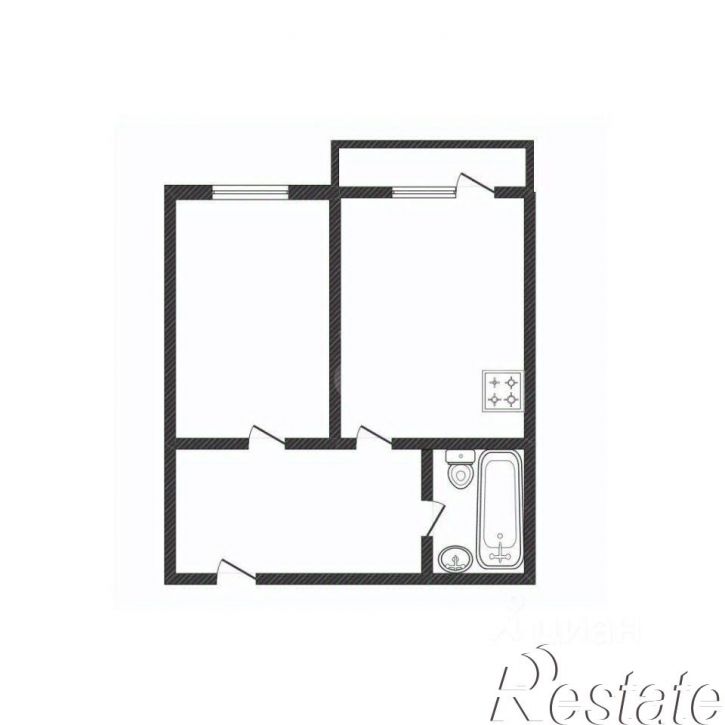 1-комн квартира улица Ржанова, 45/4,  д. 45/4
