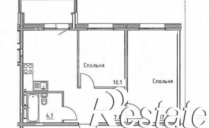 2-комн квартира ИВАТУ, 10,  д. 10