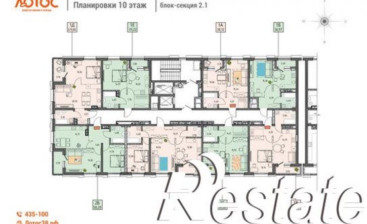 1-комн квартира в новом доме улица Баррикад, 62/13,  д. 62/13
