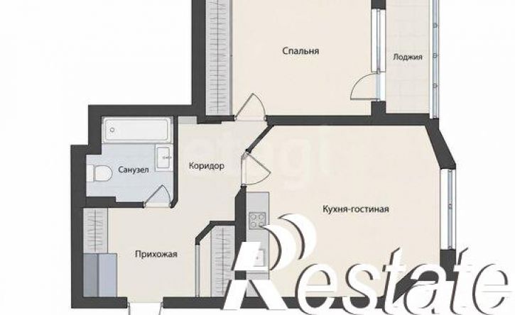 2-комн квартира Депутатская улица, 87/5,  д. 87/5