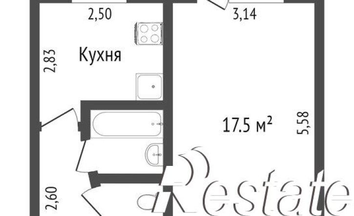 1-комн квартира бульвар Рябикова, 19А,  д. 19А